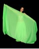 Voile rectangulaire de danse orientale vert pomme