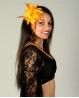 Fiore per capelli arancio di danza del ventre