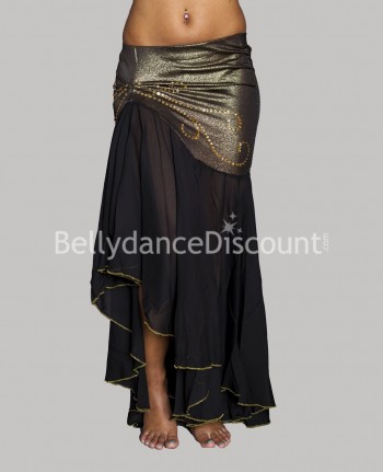 Black Mermaid-style Bellydance skirt