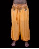 Pantalon large de danse orientale orange