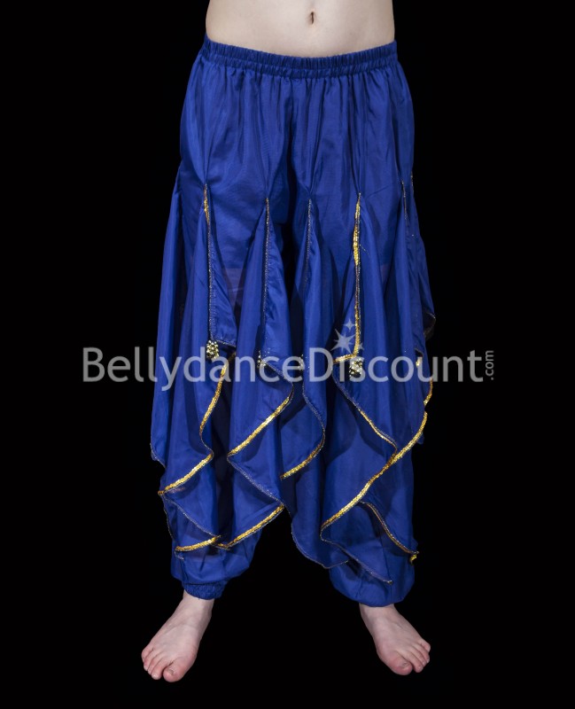 Dark blue Bellydance and Bollywood sarouel pants