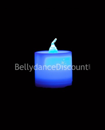 Light blue electric  Belly dance and Bollywood candle