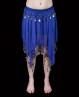 Dark blue belly dance short skirt