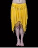 Yellow belly dance short skirt