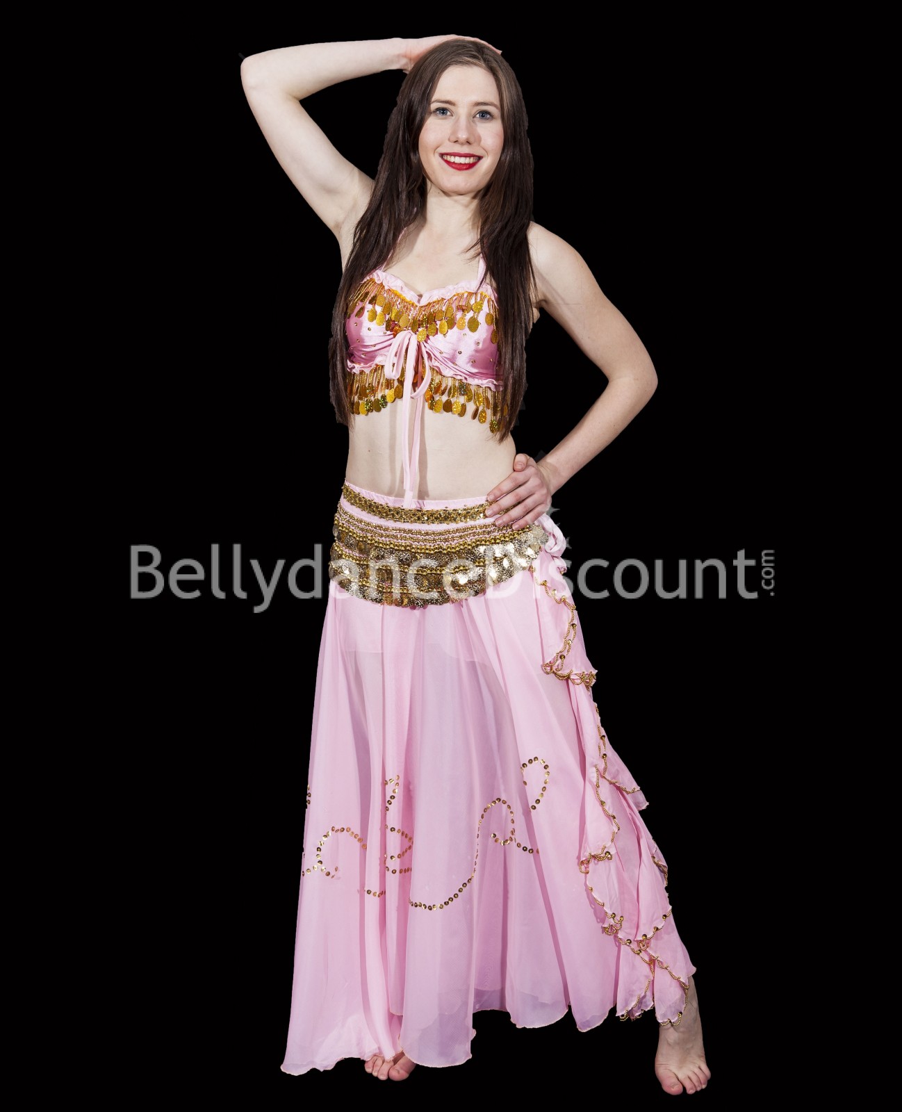 pink dance crop top