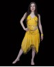 Jupe courte de danse orientale jaune