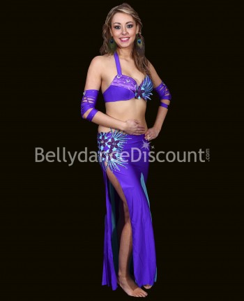 Ohrringe mit Pfauenfedern