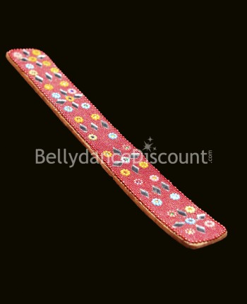 Indischer Räucherstäbchenhalter in rot