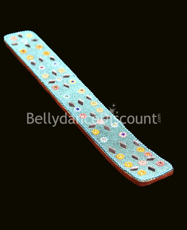 Light blue  Indian incense holder