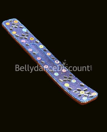 Dark blue Indian incense holder