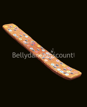 Orange  Indian incense holder