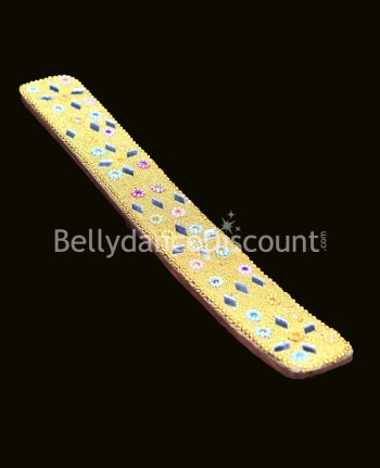 Porta incienso de la India dorado