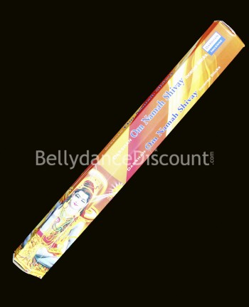 Paquet de 20 bâtonnets d'encens indiens senteur "Om Namah Shivay"