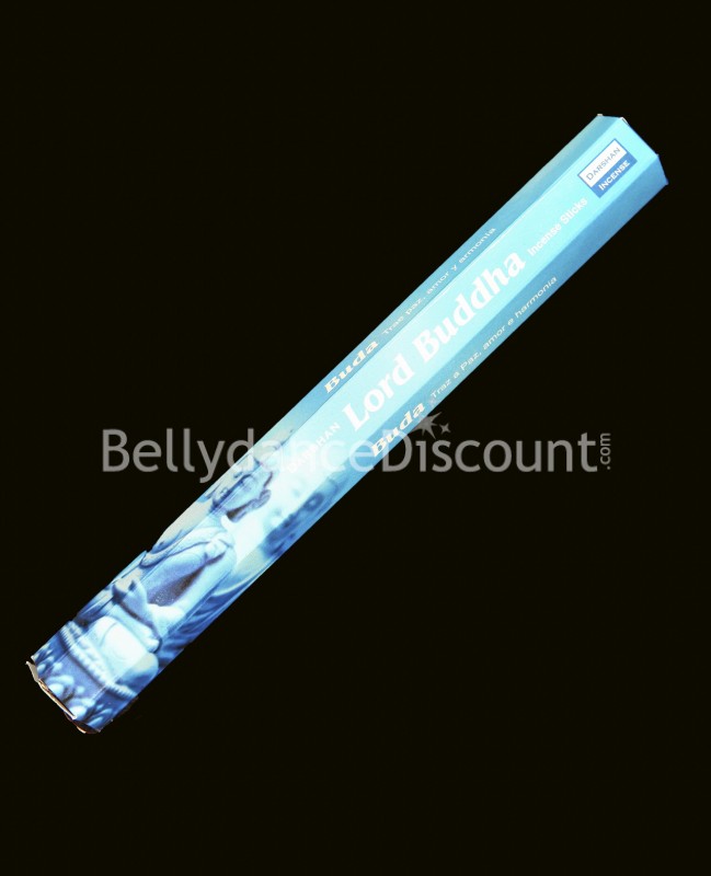 Pacchetto di 20 bastoncini d'incenso indiani profumo “ Lord Buddha ”