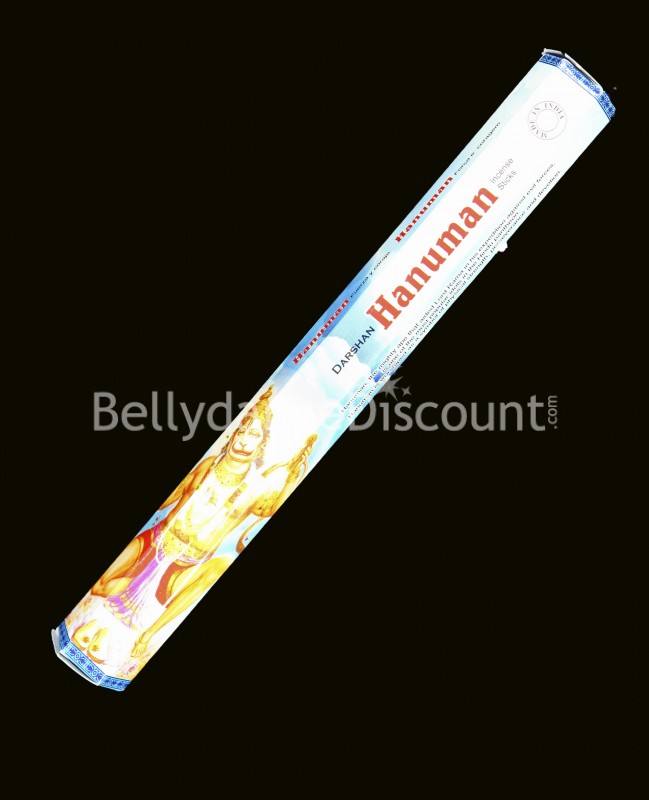 Paquete de 20 varitas de incienso aroma indio aroma "Hanuman" 