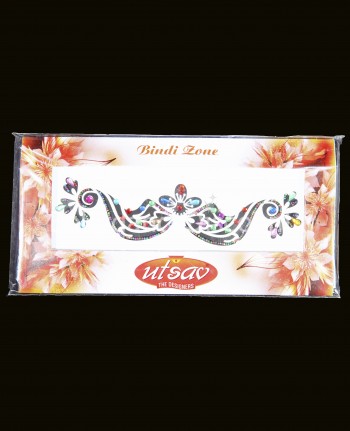 Tatoo de danse orientale et bollywood multicolore