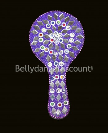 Espejo de la India violeta