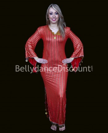 Red oriental dancing Baladi/Saïdi dress