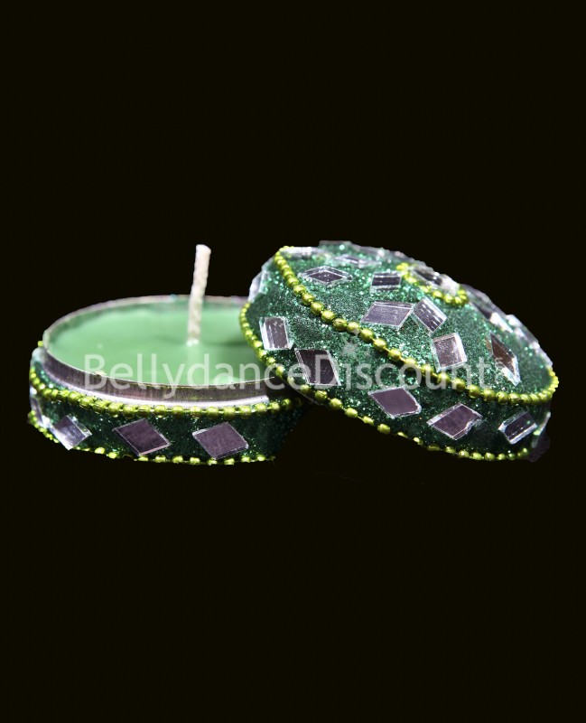 Joyero de la India y vela aroma : ámbar