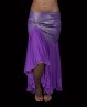 Jupe sirène de danse orientale violette