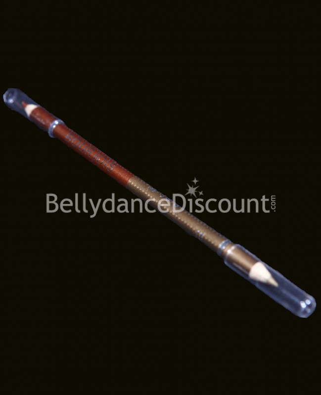 Crayon de maquillage “2 couleurs” bronze + marron