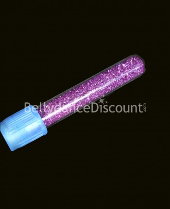 Tube de paillettes parme