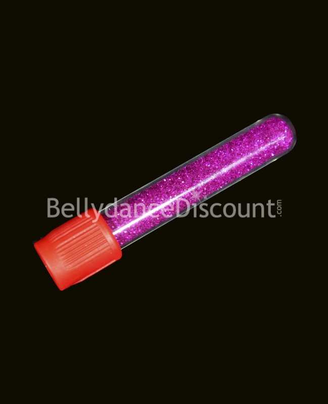 Tube de paillettes fuschia