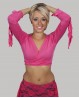Fuchsia wrap-over top with sleeves for dance lessons