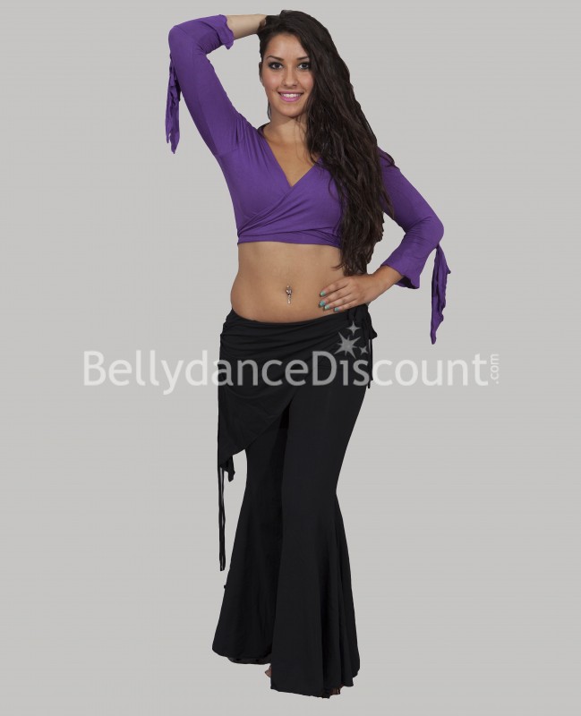wrap-over with sleeves for dance lessons