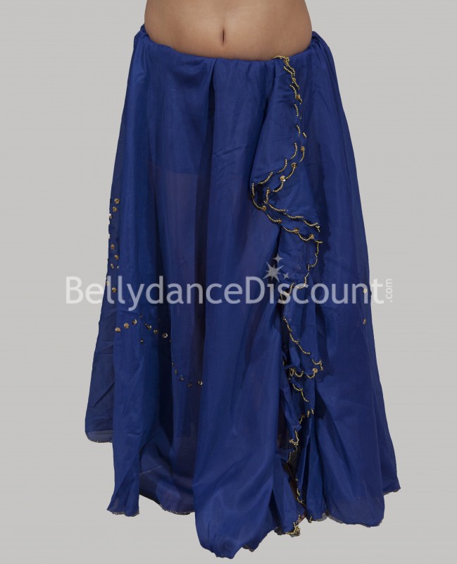 Gonna bambina di danza del ventre blu scuro