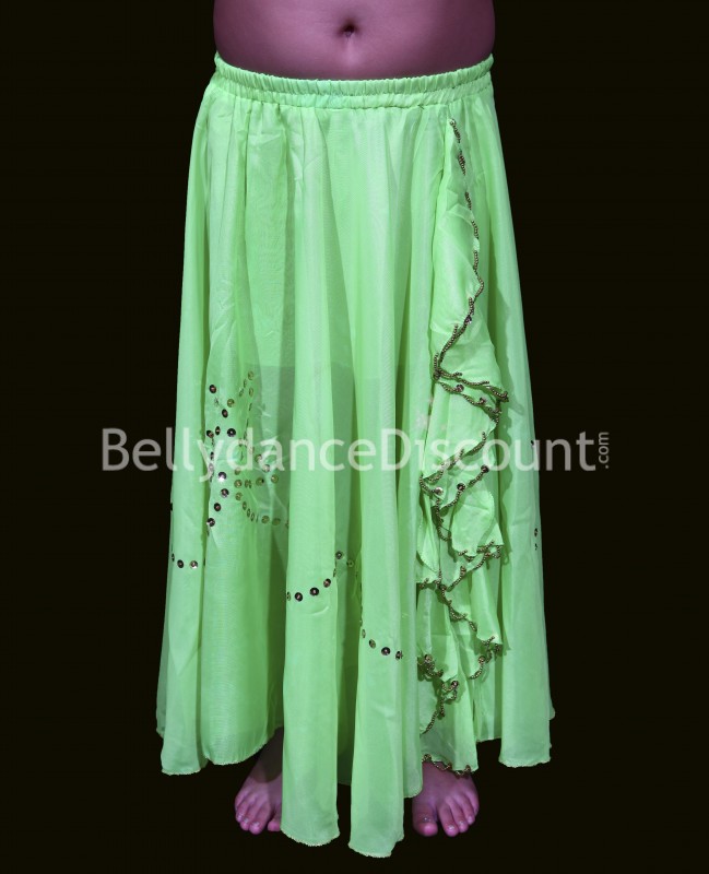Green belly dance  children’s skirt