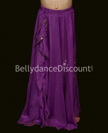 Purple belly dance  children’s skirt