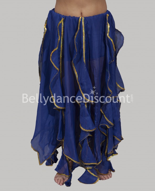 Dark blue belly dance  children’s skirt