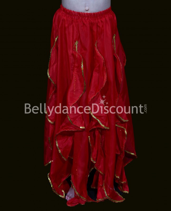 Red belly dance  children’s skirt