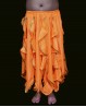 Jupe enfant de danse orientale à volants orange