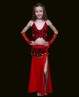 Red belly dance  children’s skirt
