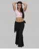 Light pink wrap-over top for dance lessons