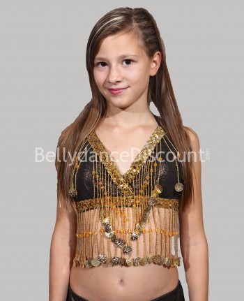 Black belly dance  children’s top