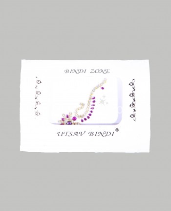 Tikka "Design" de danse orientale et Bollywood violet