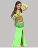 Green belly dance  children’s skirt