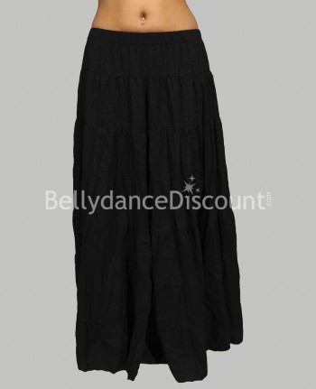 Gonna tribale di danza del ventre nera