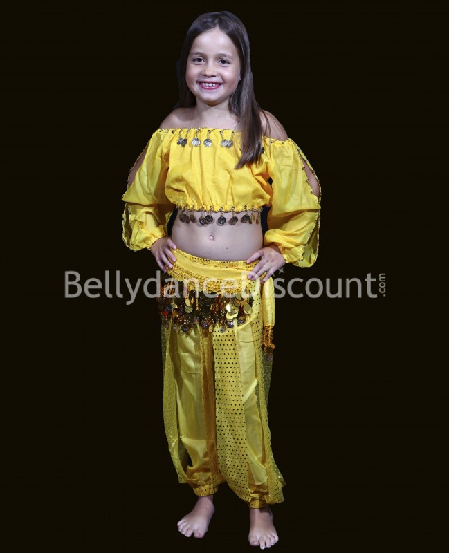 Yellow belly dance  children’s belt
