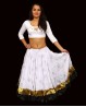 White belly dance and Bollywood top