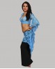 Light blue Bellydance belt in lace