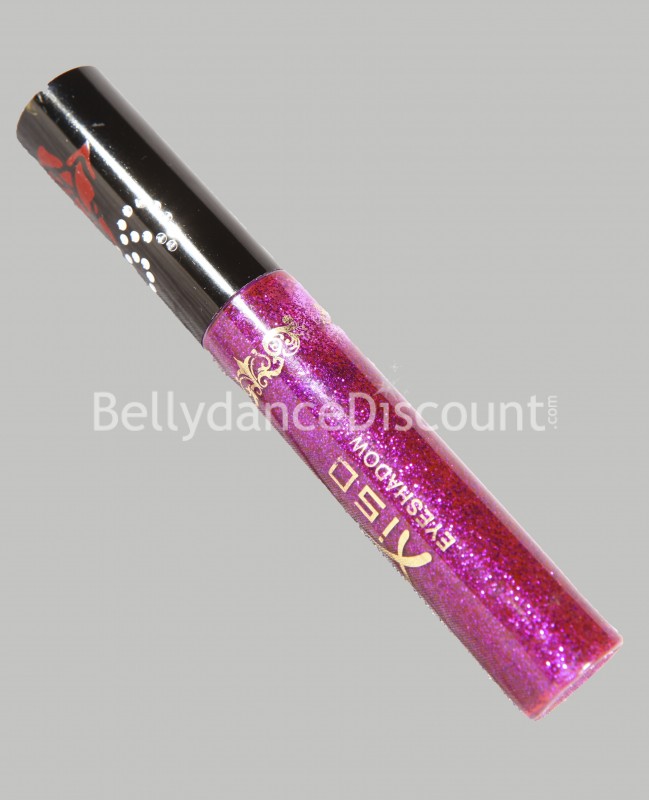 Eyeliner paillettato viola