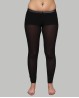 Leggings trasparenti neri per lezioni di danza