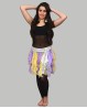 Leggings trasparenti neri per lezioni di danza