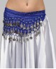 Cinturón azul oscuro  para niña, ideal para danza del vientre 