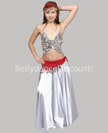 Red oriental dance hairband