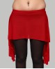 Ceinture de danse orientale rouge façon jupette